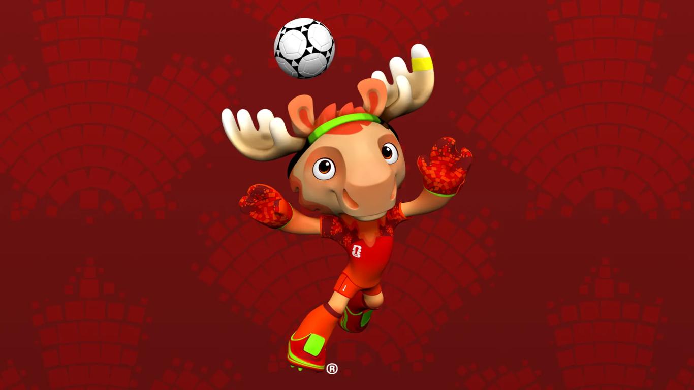 Canada mascot for the 2026 World Cup is named Maple and is a moose