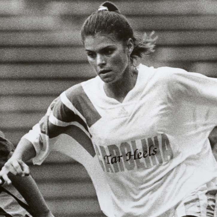 Image of Mia Hamm during her time at UNC